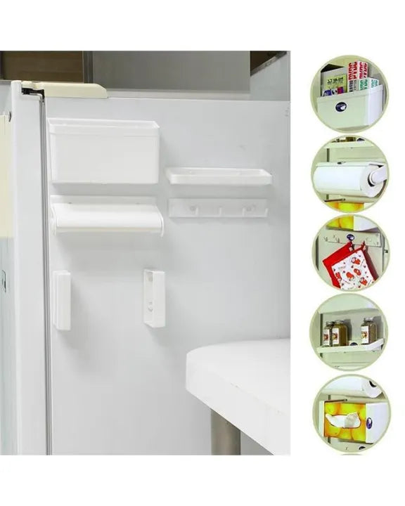 Magnetic Fridge Organizer Rack