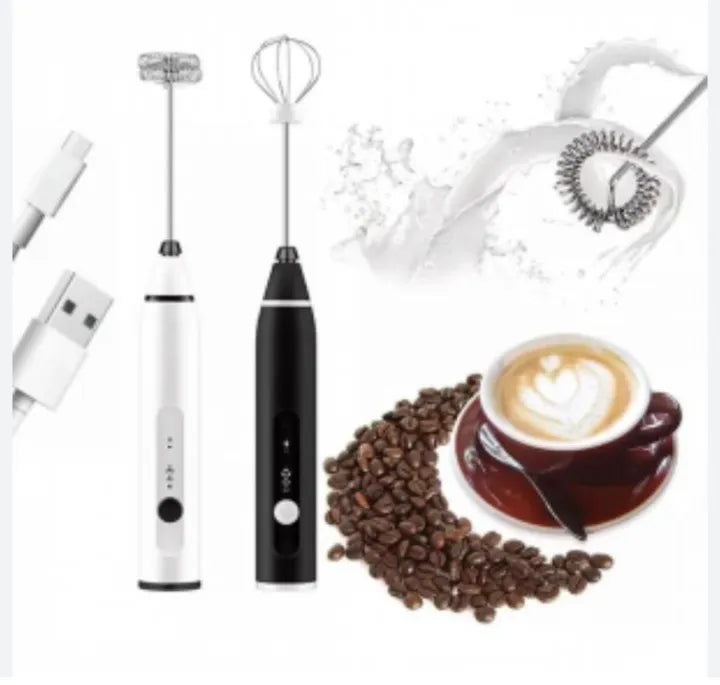 Electric Handheld Milk Frother & Coffee Beater
