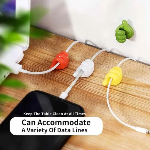 Self-Adhesive Silicone Cable Clips