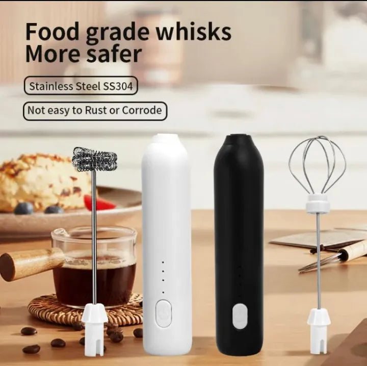 Electric Handheld Milk Frother & Coffee Beater