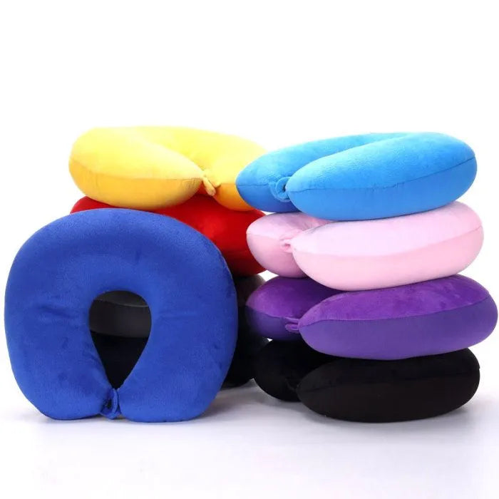 Ergonomic Memory Foam Travel Neck Pillow
