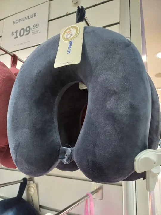 Ergonomic Memory Foam Travel Neck Pillow