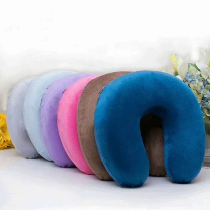 Ergonomic Memory Foam Travel Neck Pillow
