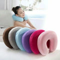 Ergonomic Memory Foam Travel Neck Pillow