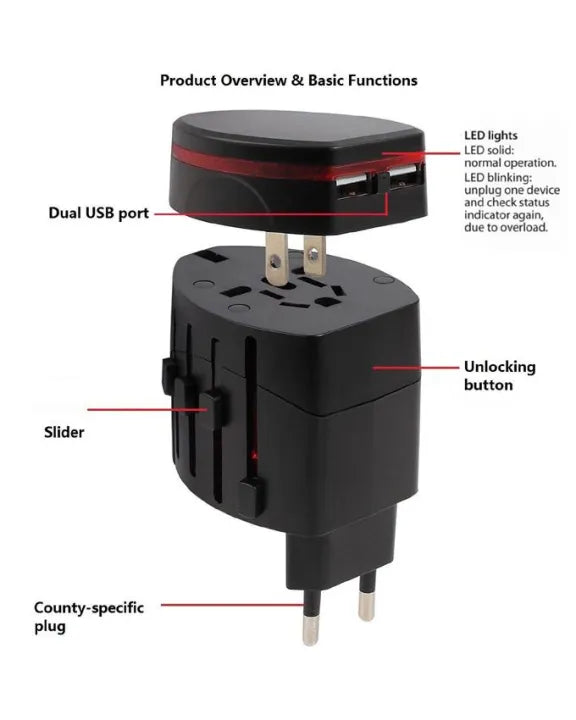 Universal International Travel Adapter